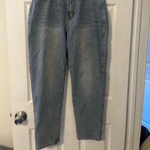 Fashion Nova Sky Blue Relaxed Jeans